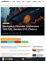 Backpack Founder Responds to $BP Token FUD After TGE
