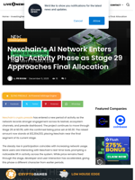 Nexchain’s AI Network Enters High-Activity Phase as Stage 29 Approaches Final Allocation