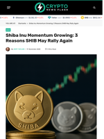 Shiba Inu Momentum Growing: 3 Reasons SHIB May Rally Again