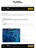 Credit default risk for AI companies surges to record highs