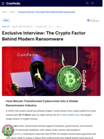 Exclusive Interview: The Crypto Factor Behind Modern Ransomware