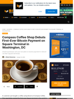 Someone Just Bought A Cup Of Coffee With Bitcoin Via Square