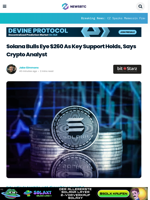 Solana Bulls Eye $260 As Key Support Holds, Says Crypto Analyst