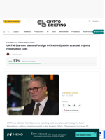 UK PM Starmer blames Foreign Office for Epstein scandal, rejects resignation calls