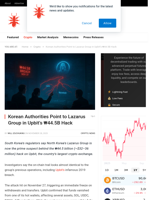 Korean Authorities Point to Lazarus Group in Upbit’s ₩44.5B Hack - NullTX