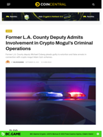 Former L.A. County Deputy Admits in Crypto Mogul’s Criminal