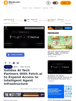 Solidus AI Tech Partners With Fetch.ai to Expand Access to Intelligent Agent Infrastructure – Press release Bitcoin News