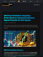 UNI Price Prediction: Targeting $7.06-$8.60 as Technical Indicators Signal Potential 15-40% Upside - Blockchain.News