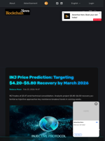 INJ Price Prediction: Targeting $4.20-$5.80 Recovery by March 2026 - Blockchain.News