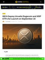 REX-Osprey Unveils Dogecoin and XRP ETFs for Launch