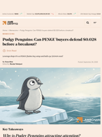 Pudgy Penguins: Can PENGU buyers defend $0.028 before a breakout? - AMBCrypto