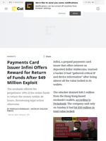 Stablecoin Neobank Infini Issues Hacker Ultimatum After $49 Million Exploit
