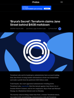'Bryce’s Secret': Terraform claims Jane Street behind $40B meltdown
