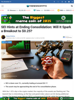SEI Hints at Ending Consolidation: Will It Spark a Breakout to $0.25?