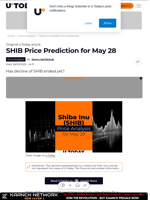 SHIB Price Prediction for May 28