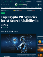 Top Crypto PR Agencies for AI Search Visibility in 2025 - Crypto Daily