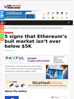 5 signs that Ethereum’s bull market isn’t over below $5K - The Crypto News Wire