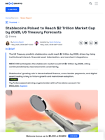 Stablecoin Market Set to Hit $2 Trillion by 2028: Here's Why