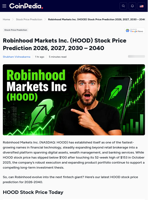 Robinhood Markets Inc. (HOOD) Stock Price Prediction 2026, 2027, 2030 - 2040