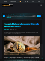 Manus Adds Canva Connector, Extends AI Workflow Power - Blockchain.News