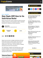 Major Ripple (XRP) News for the South Korean Market