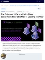 The Future of MEV in a Multi-Chain Ecosystem: How ZENMEV is Leading the Way