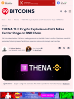 THE Crypto Flies 80% as THENA Leads BNB Chain DeFi