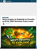 Next Crypto to Explode in Presale as ETH, XRP Recover From Lows - TechBullion