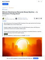 Bitcoin Dominance Plunge Sparks Talk of New Altcoin Cycle