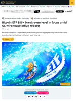 Bitcoin ETFs Hit a 'Pivot' Amid Reports of New Buyer Surge