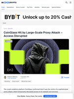 CoinGlass Hit by Major Cyberstrike – Platform Down