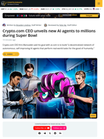 Crypto.com Boss Rolls out Agentic AIs with ai.com Launch