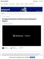 AI Agent Economic Infrastructure Research Report