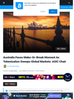 Australia Faces Make-Or-Break Moment As Tokenization Sweeps Global Markets: ASIC Chair