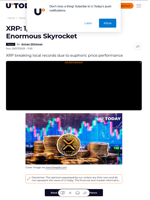 XRP: 1,727,602,016 in 24 Hours, Enormous Skyrocket