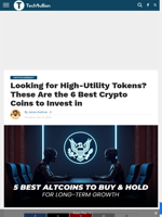 Looking for High-Utility Tokens? These Are the 6 Best Crypto Coins to Invest in - TechBullion