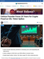 Celsius Founder Faces 20 Years for Crypto Fraud as CEL