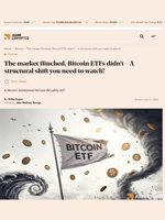 The market flinched, Bitcoin ETFs didn’t - A structural shift you need to watch! - AMBCrypto