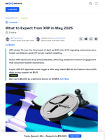 What to Expect from XRP Price in May 2025
