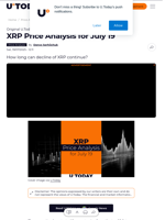 XRP Price Analysis for July 19