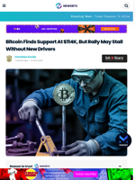 Bitcoin Finds Support At $114K, But Rally May Stall Without New Drivers