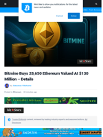 Bitmine Buys 28,650 Ethereum Valued At $130 Million - Details | Bitcoinist.com