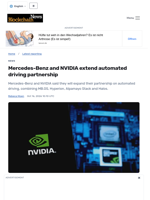 Mercedes-Benz and NVIDIA extend automated driving partnership - Blockchain.News