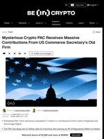 Mystery Crypto PAC Gets $10M From Howard Lutnick’s Old Firm