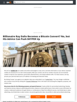 Billionaire Ray Dalio Becomes a Bitcoin Convert? Just a Bit, and Here's Why