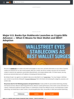 Big Banks Plan Stablecoins Amid Crypto Bill Push — Boost for Best Wallet Adoption