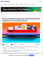 Crime Allegations Soil Pi Network's GPM Amid High User Growth