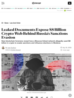 Leaked Documents Expose $8 Billion Crypto Web Behind Russia's Sanctions Evasion - Decrypt
