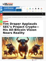 Tim Draper Applauds SEC’s Project Crypto—His All-Bitcoin Vision Nears Reality - The Crypto News Wire