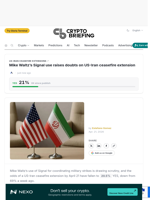 Mike Waltz's Signal use raises doubts on US-Iran ceasefire extension